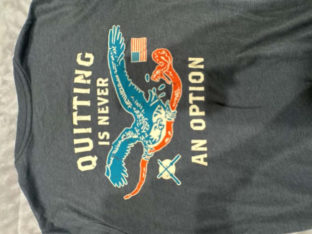 Iron Lifter Quitting Is Never An Option Graphic T-Shirt
